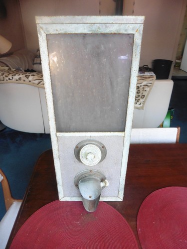 Alte metall kaffeeschütte - metall,