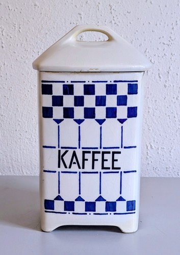 Alte kaffeedose art deco - kaffeedose,