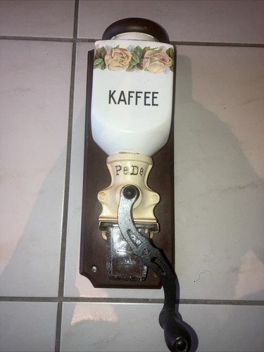 Alte wandkaffeemühle keramik - wandkaffeemühle,