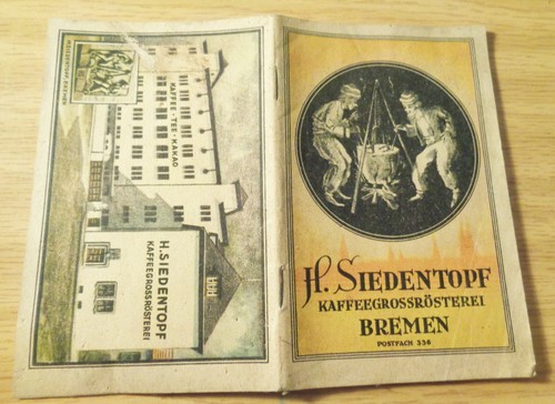Alte kaffee werbung - kaffee, siedentopf