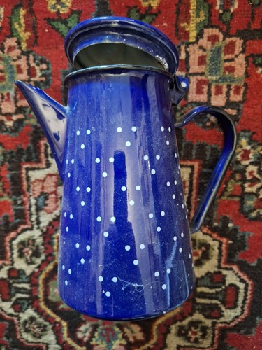 Alte emaille kaffeekanne - ,