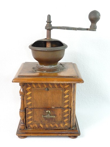 Alte biedermeier kaffeemühle - alte,