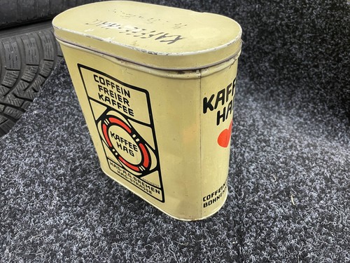 Alte blechdose kaffee - kaffee, hag