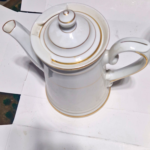 Alte porzellan kaffeekanne - porzellan,