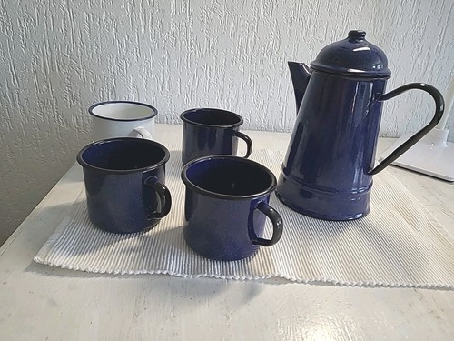 Set alte kaffeekanne - alte,