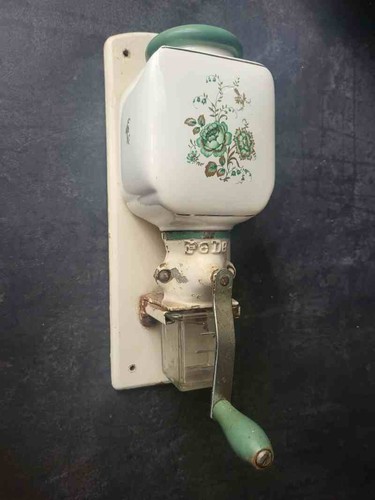 Alte porzellan kaffeemühle - alte,