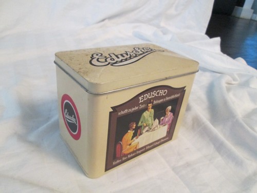 Alte kaffee eduscho blechdose - alte,