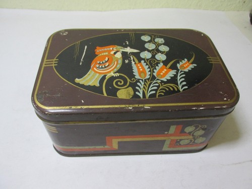 Alte art deco - kaffeedose,