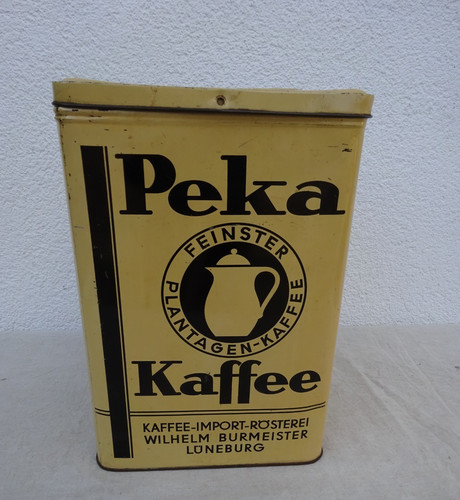Alte blechdose kaffeedose - kaffeedose, peka