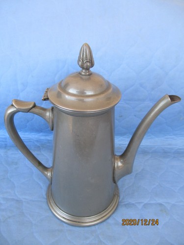 Antike alte kaffeekanne metall - alte,
