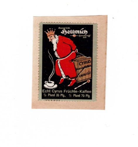 Alte reklamemarke für - alte,