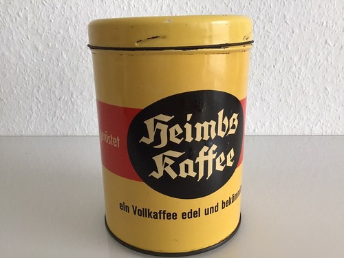 Alte kaffeedose heimbs kaffee - kaffeedose,
