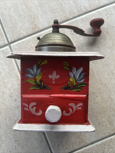 Schöne alte kaffeemühle holz - alte,